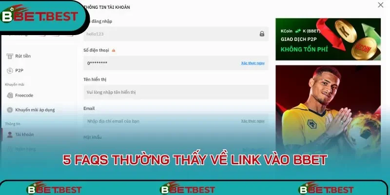 Link vào Bbet và top thắc mắc hay gặp