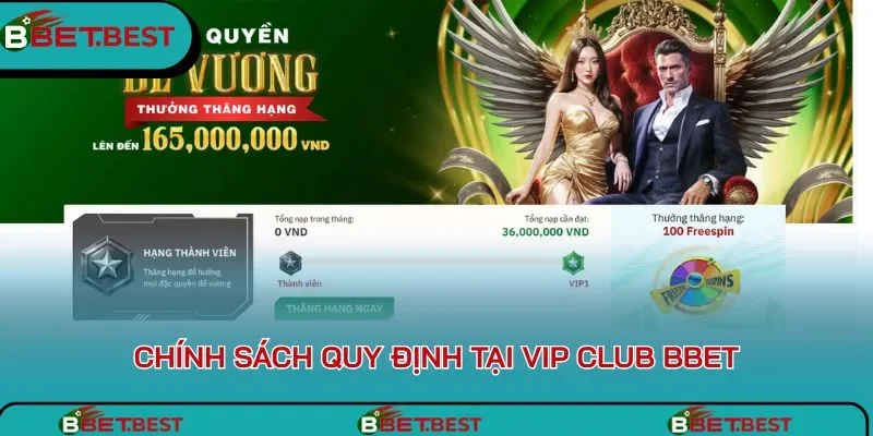 Quy định khi nhận thưởng tại Vip Club BBet