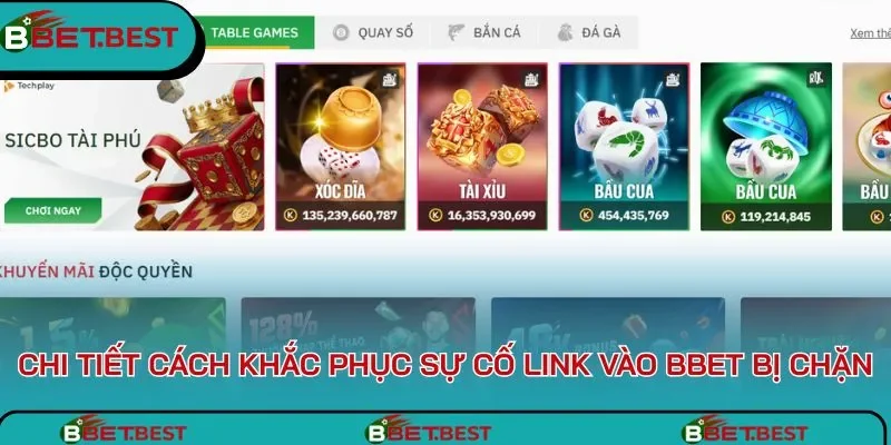 Truy cập link vào Bbet bằng cách dùng VPN hoặc DNS