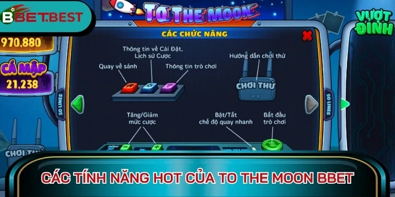 Các tính năng hot của To the Moon BBet