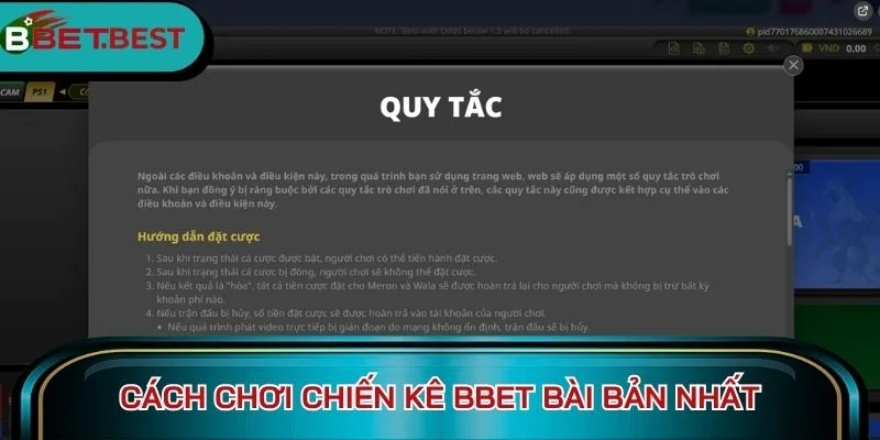 Cách chơi chiến kê BBet bài bản nhất