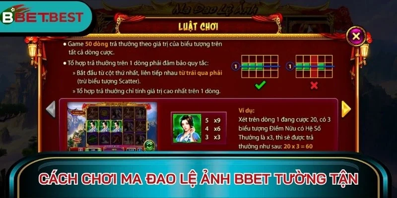Cách chơi Ma Đao Lệ Ảnh BBet tường tận