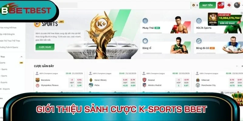 Giới thiệu sảnh cược K-sports BBet