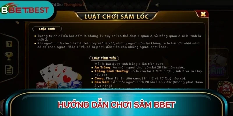 Hướng dẫn chơi Sâm BBet