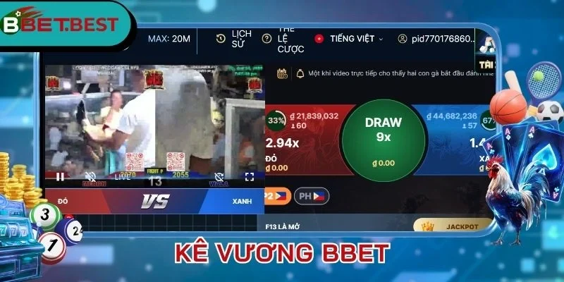 Jackpot khi chơi Kê vương BBet