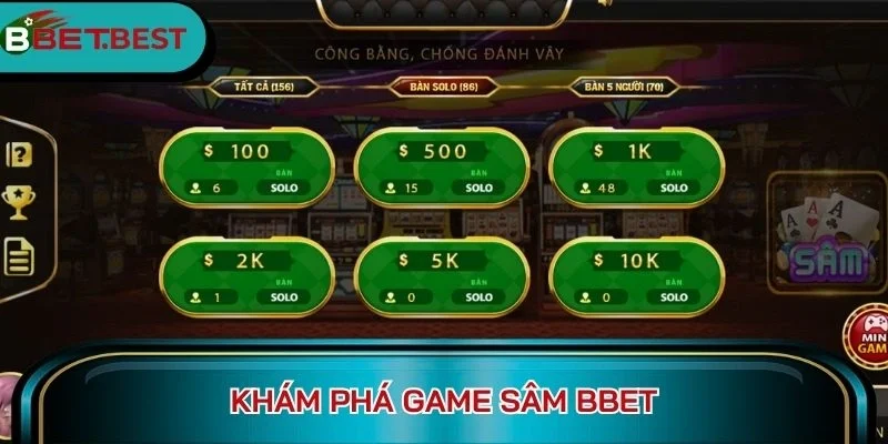 Khám phá game Sâm BBet