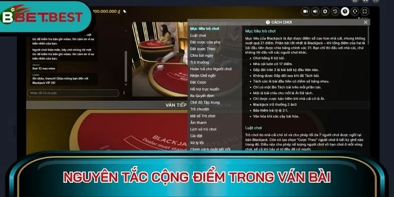 Nguyên tắc cộng điểm trong ván bài