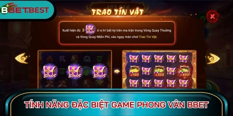 Tính năng đặc biệt game Phong Vân BBet