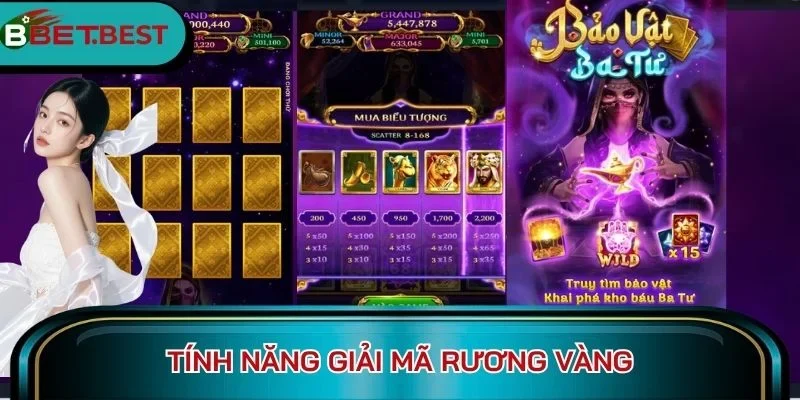 Tính năng Giải mã rương vàng