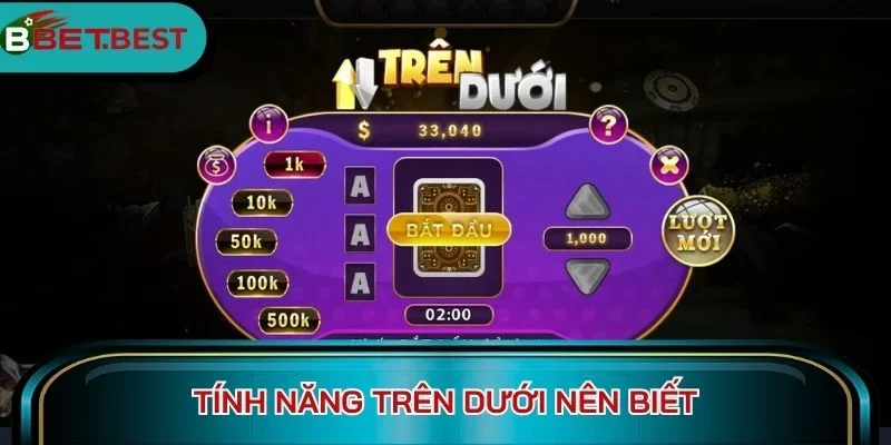 Tính năng Trên dưới nên biết