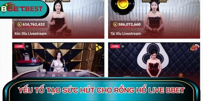 Yếu tố tạo sức hút cho Rồng Hổ Live BBet